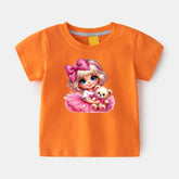 Bügelaufkleber - 15cm Rosa Prinzessin